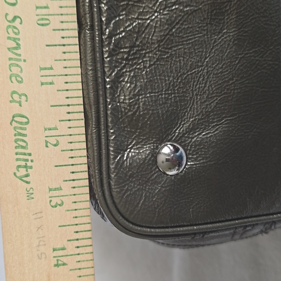 Coach Metallic Kisslock Satchel - Picture 6 of 14